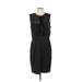 BCBGMAXAZRIA Casual Dress - Sheath: Black Dresses - Women's Size 4