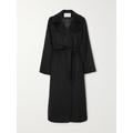 Max Mara - Manuela Belted Camel Hair Coat - Black