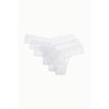 Hanky Panky - Signature Set Of Three Low-rise Stretch-lace Thongs - White