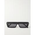 DIOR Eyewear - Diorsignature S2u Rectangular-frame Acetate Sunglasses - Black