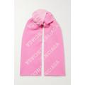 Balenciaga - Wool-jacquard Scarf - Pink