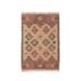 Brown/Red 96 x 60 x 0.2 in Area Rug - Birch Lane™ Delancy Hand Woven Rug Cotton/Jute & Sisal | 96 H x 60 W x 0.2 D in | Wayfair