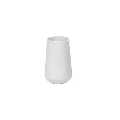 Front of the House TCR016WHP23 6 oz Bevel Pourer - Porcelain, White