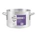 Winco ASHP-26 26 qt Aluminum Sauce Pot, Riveted Handles, 141/8 in. x 10 in