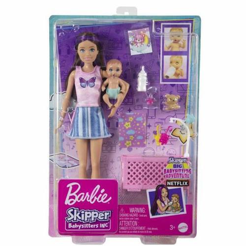 Barbie Skipper Babysitters Inc. Skipper Playset - Sleepy Baby Skipper - Mattel