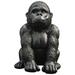 BESTONZON Decorative Gorilla Statue Resin Gorilla Adornment Desktop Gorilla Figurine Gorilla Statue Decor