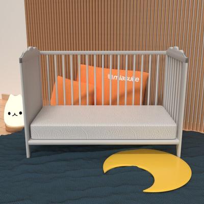 Miasuite - Matratze für Wiege 60x130 - Höhe 14 cm, Waterfoam, Abziehbar, Milbenhemmend Sim Image