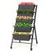 5-Tier Vertical Raised Garden Bed Elevated Planter with Wheels