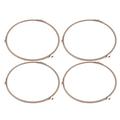 4pcs Microwave Oven Rotating Ring Glass Turntable Plate Roller Support Ring