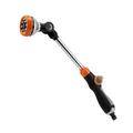 Garden Watering Wand 180 Degrees Rotating Head 10 Patterns Long Hose Nozzle Sprayer