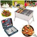 Stainless Steel Barbecue Grill BBQ Barbecue Stove Non-Stick Easy Operation