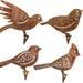 Save on Garden Stake! Birds Decoration Metal Birds Garden Ornaments Silhouette Simulation Bird Figurine Home Decor Rustic Outdoor Patio Yard Adornment Metalbirds Statues 4 Pack