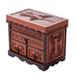 Novica Handmade Nazca Chamber Leather And Cedar Wood Jewelry Box