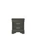 Brooklyn Modern Style 2-Drawer Nightstand Made with Wood