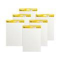 Post it Super Sticky Easel Pad 25 x 30 Inches 30 Sheets Pad 6 Pads 559VAD6PK Large White Premium Self Stick Flip Chart Paper Super Sticking Power