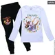 Disney-Ensemble de vêtements de sport pour filles T-shirt long imprimé Pantalon Charme Encanto