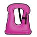 PVC Life Jacket Safe Inflatable Buoyancy Vest Outdoor Accessories (Pink)