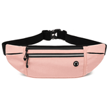 Outdoors Super Slim Water Resistant Money Belt Running Belt for Women and Men Expandable Phone Belt to Hold Cell Phones Cards and Money. Waist Pack for Travel Sports and Yogaï¼Œpink ï¼Œpink F68522