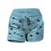 Womens Shorts Quick Dry Elegant Pleated Tennis Skirt Casual Sports Waist Elastic Biker Shorts for Women