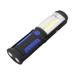 Flashlight Lantern Usb Rechargeable Cob And Led Usb Flashlight Torch Work Light Stand Magnetic With Hook Flashlights For Outdoor (Blue)