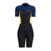 DIVE SAIL 1.5mm Neoprene Wetsuits Swimwears Short Sleeves Womens Diving Suits