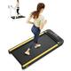 TIMETOOK Under Desk Treadmill 2.25HP Walking Treadmill with 265lb Weight Capacity Portable Walking Pad Design Desk Treadmill for Home Office with IR Remote Control