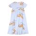 Rovga Casual Dresses For Girls Sundress Of Casual Dress For Spring To Autumn Short Sleeve Butterfly Print Dress Suitable For 2 Years To 14 Years Party Birthday Girl Dress