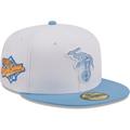 Men's New Era White Oakland Athletics Sky 59FIFTY Fitted Hat