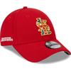 Men's New Era Red St. Louis Cardinals 2023 MLB World Tour: London Series Flag Fill 9FORTY Adjustable Hat
