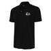 Men's Antigua Black Quad Cities River Bandits Tribute Polo