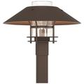 Henry 15.8"H Bronze Accented Bronze Outdoor Post Light w/ Clear Shade