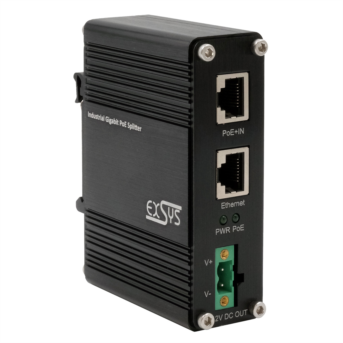 EXSYS EX-60325 10/100/1000 PoE+ Splitter Image
