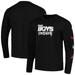 Men's Contenders Clothing Black The Boys Logo Long Sleeve T-Shirt