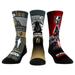 Unisex Rock Em Socks Darth Vader & Stormtrooper Vegas Golden Knights Star Wars Three-Pack Crew Set