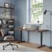 Inbox Zero Lakken Pop-Up Height Adjustable Standing Desk Wood/Metal in Brown | 72 W x 24 D in | Wayfair CE461B0E8C3F4997AD09C81E58ECC8DE