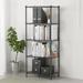 Rebrilliant Bostrom 59.1" H x 23.2" W x 13.4" D Shelving Unit Wire/Metal in Black | 59.1 H x 23.2 W x 13.4 D in | Wayfair