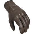 Macna Rigid perforierte Motorrad Handschuhe, braun, Größe 2XL