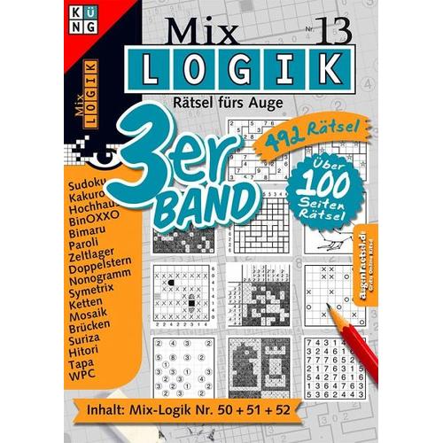 Mix Logik 3er-Band Nr. 13 - Mitarbeit:Conceptis Puzzles