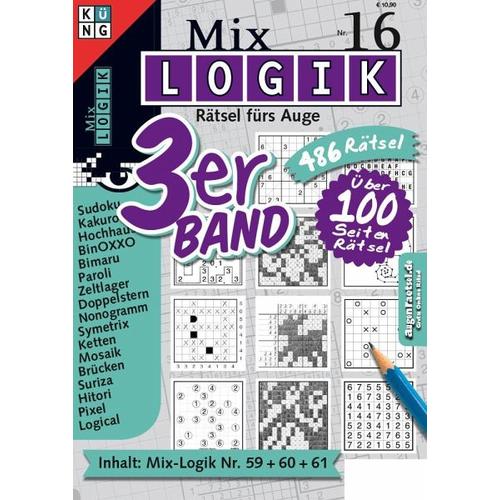Mix Logik 3er-Band Nr. 16 - Mitarbeit:Conceptis Puzzles