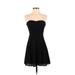 Express Casual Dress - Party: Black Solid Dresses - Women's Size 0