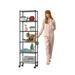 Qhomic Shelving Units 6 Tier Wire Shelf Heavy Duty Shelves Metal Cabinet Shelving Organizer 21.26â€� x 11.42â€� x 68.90â€�