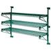 14 Deep x 72 Wide x 54 High Adjustable 3 Tier Freezer Wall Mount Shelving Kit