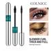 DEELLEEO 2 in 1 Washable Mascara Makeup 4D Silk Fiber Lash Mascara 0.32 fl. oz. Professional Makeup Boudoir Mascara Collection.Liquid Lash Extenders Mascara.