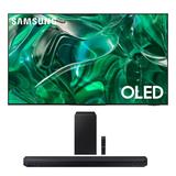 Samsung QN77S95CAFXZA 77 Inch Ultra Slim 4K Quantum HDR OLED Smart TV with a Samsung HW-Q600C 3.1.2ch Soundbar and Subwoofer with Dolby Atmos (2023)