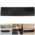 Driveway Curb Ramp Rubber Curb Ramp for Sidewalk Low Cars Curb Ramps for Motor Loading Dock Truck Shed Ramps Wheelchair Black Shed Ramp