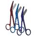 Set of 3 Lister Bandage Scissors 5.5 Stainless Steel with Assorted Pattern-Pack 5