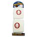 White Colored Baseball Stretchable Wristband Set (2 pc)