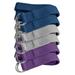 Sunshine Yoga 6-Pack of 6-Foot Yoga Straps - Wholesale Pricing - Adjustable D-Ring Buckle - for Stretching Flexibility and Exercise - Durable Thick Cotton - Assorted