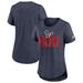 Women's Nike Heather Navy Houston Texans Local Fashion Tri-Blend T-Shirt