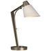 Reach 21.9" High Soft Gold Table Lamp With Flax Shade